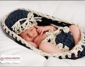 The Sailor Basket Newborn Egg Bowl Baby Photo Prop 3pcs Hat Diaper covert Egg - Photography Basket