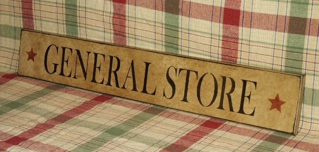 General Store - Country Primitive Sign