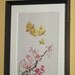 Original Korean Watercolor Vintage Framed