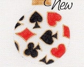 Playing Cards - Jody Designs Needlepoint Ornament - B201