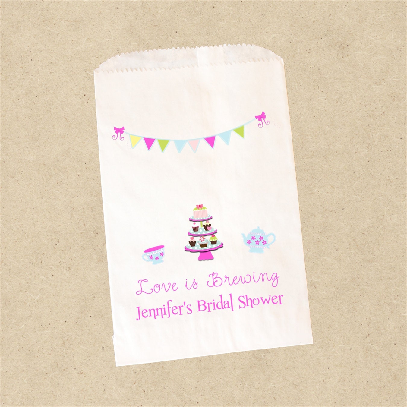 Custom Printed Candy Buffet Bags