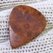 Wood Guitar Pick - Handmade Exotic Amboyna Burl Premium Guitar Pick