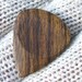 Wood Guitar Pick - Handmade Exotic African Shedua Premium Guitar Pick