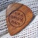 Amazon Rosewood Guitar Pick - Handmade Laser Engraved Premium Wood Guitar Pick