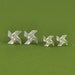 Tiny Pinwheel (windmill) Earrings 0.25 inches