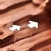 Tiny Arrow Earrings