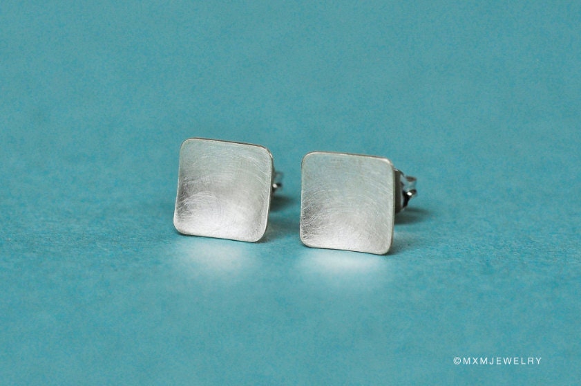 Square Bowl Earrings