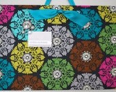 Fabric Covered Magnet Board (18" x 12") Modern Circle