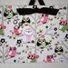 Fabric Covered Magnet Board (18" x 12") Owls in Trees