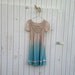 mori girl Spring dress / eco dress / upcycled clothing / tattered dress / casual dress / boho mini dress