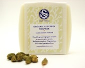 Organic Cardamom Ginger Facial and Body Soap Bar