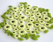 Miniature Polymer Clay Flowers for Scrapbooking & Nails Art 50 pcs