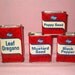 RESERVED for SUSIE Vintage Kroger Spice Tins Set of 4 Leaf Oregano Mustard Seed Poppy Black Pepper Metal Containers