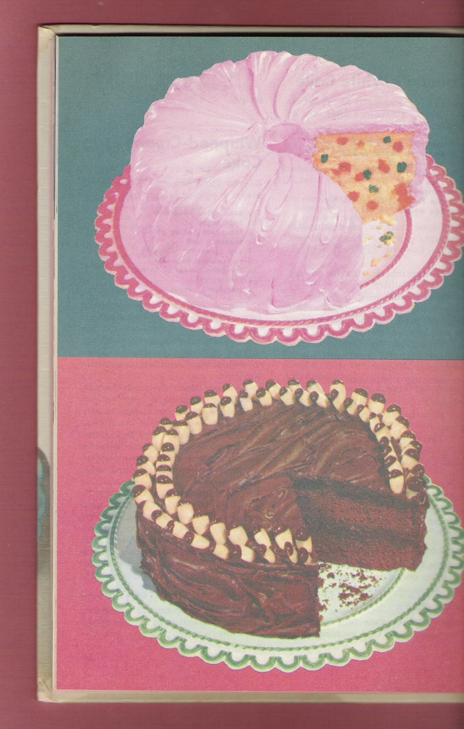 Vintage 1955 CAKE and COOKY Recipe Cookbook Family Circle Magazine Hard Cover Excellent Condition