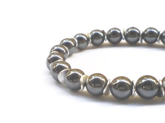 Hematite Bracelet 10 mm beads