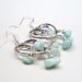 Larimar Chandeliers Larimar earrings pastel blue colors