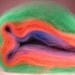 Punta Wool Spinning Batt "Bright Layers" 2.5oz