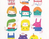 A Series of My Characters 8x11