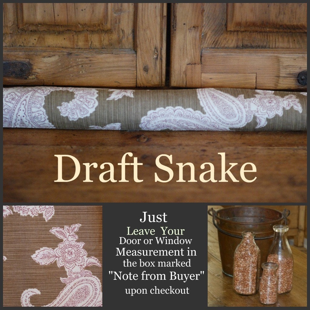 Draft Stopper Door Draft Snakes Door Draft Stopper by Shakerville