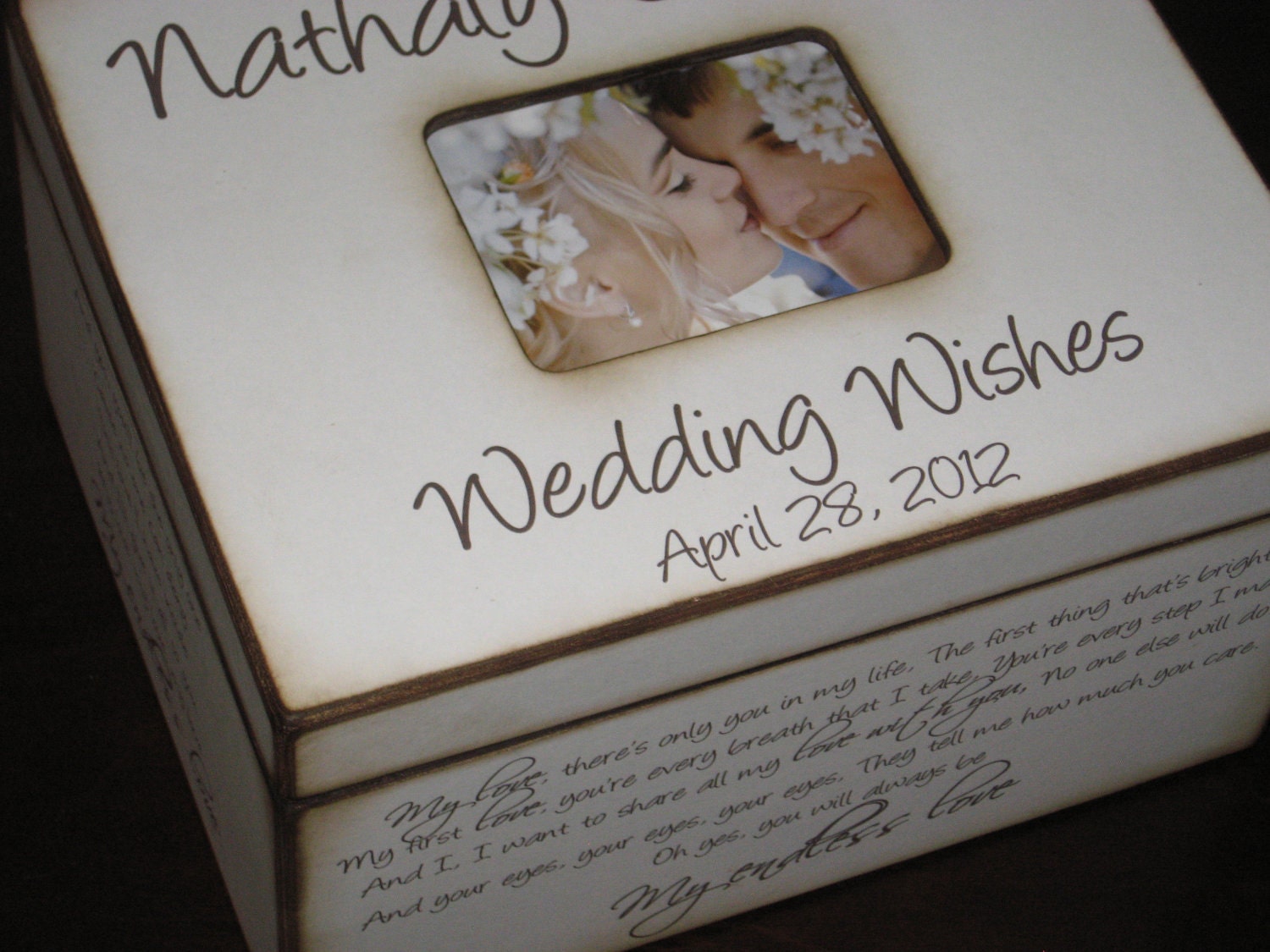 wedding wishes box