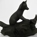 Fox Rabbit Ceramic Figurine