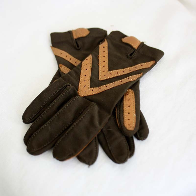 Vintage Brown Isotoner Driving Gloves by BlueprintVintage on Etsy