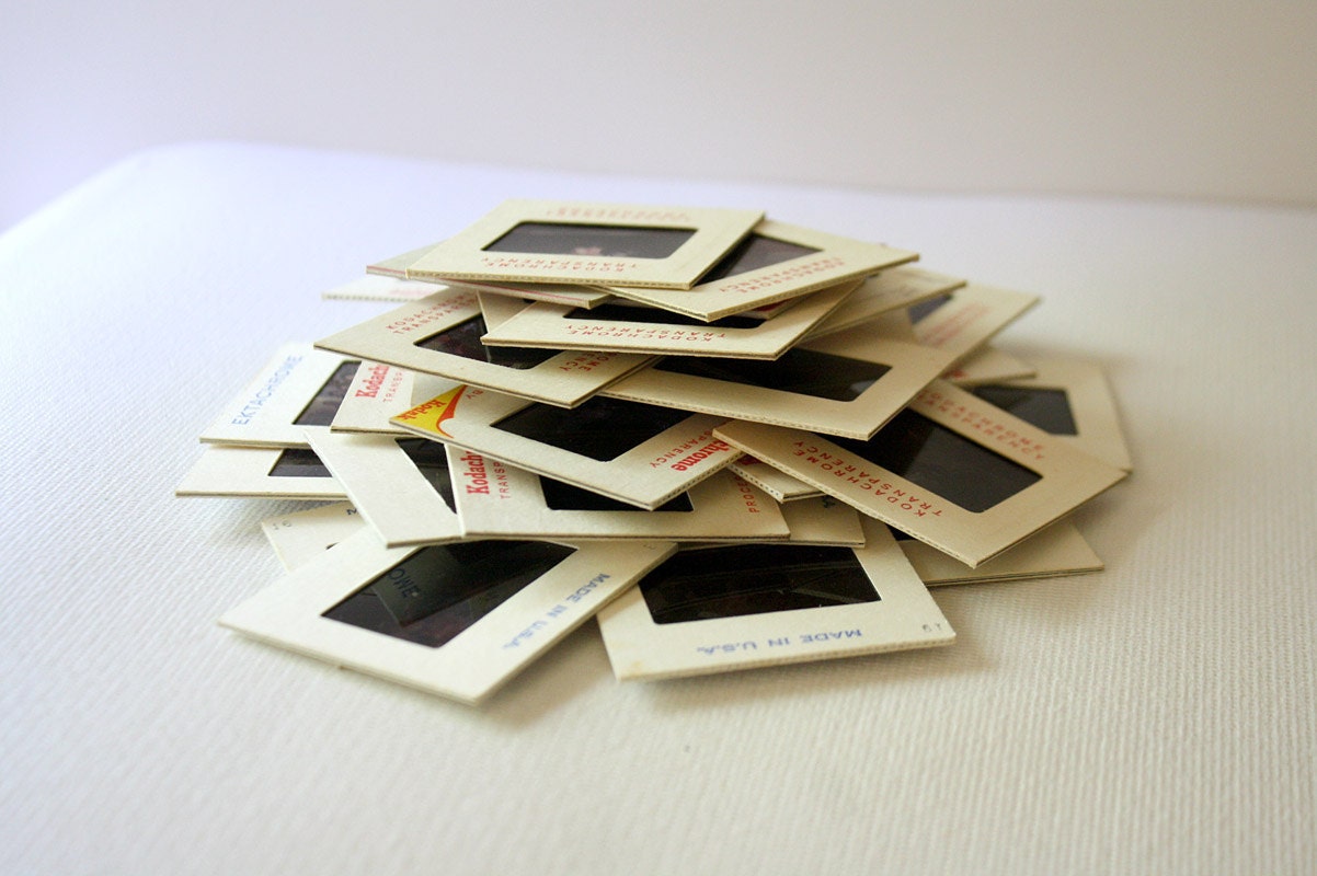 35mm Slides In Cardboard Frames Lot Of 100 By Blueprintvintage