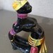 1950s Miniature African Figural Majolica Driori Cherry Liqueur Bottles SET UNOPENED