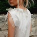 Sea Shore Dress- Textured, Gathered, Natural Sculpted Dress. Unconventional Wedding. Experimental clothing, by RawHemline on etsy