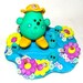 SINGING in the RAIN April Showers Spring PARKER Polymer Clay Character - Limited Edition Figurine