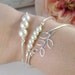 Silver Blossoms,Sterling,Cherry Blossom,Silver Bracelet,Blossom,Bangle,Wedding, Bracelet. Handmade jewelry by valleygirldesigns on Etsy.