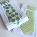 Baby Burp Cloths with Necktie in Sweet Snails and Polka Dots, Set of 2 Baby Boy Burp Cloths, Blue, Green, and White