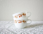 Pair of Harvest Pyrex Mugs