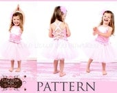 Baby Ruffle Princess Costume- PDF Sewing Pattern, Corset for Girls & Dolls