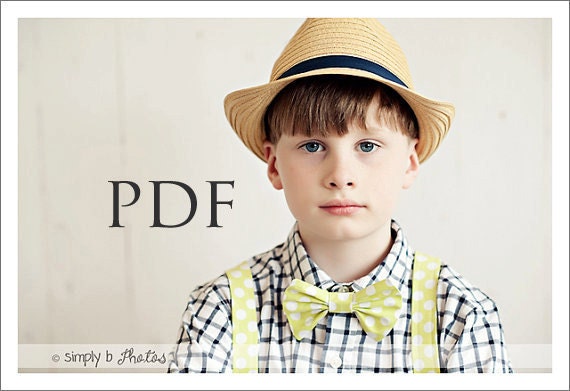 Lil Boys Bow Tie - SEWING TUTORIAL