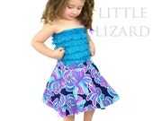 Circle Skirt Sewing Pattern, Dance or Ballerina Skirt, Girls 6m-10 & Dolls