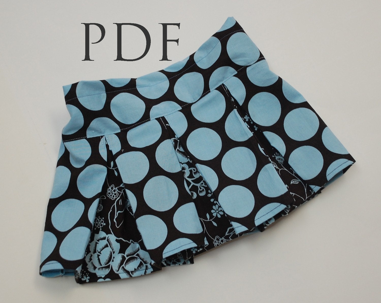 Girls Cheer Skirt TUTORIAL, Pleated Skirt Costume, PDF Instructions