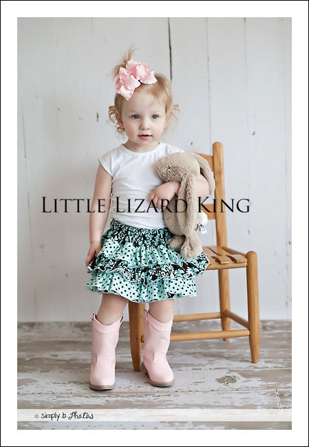 Ruffle Skirt Sewing Tutorial- PDF Tutorial for your daughters and their dolls