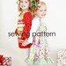 Dress SEWING PATTERN - Girls and Dolls, Love Me Knot