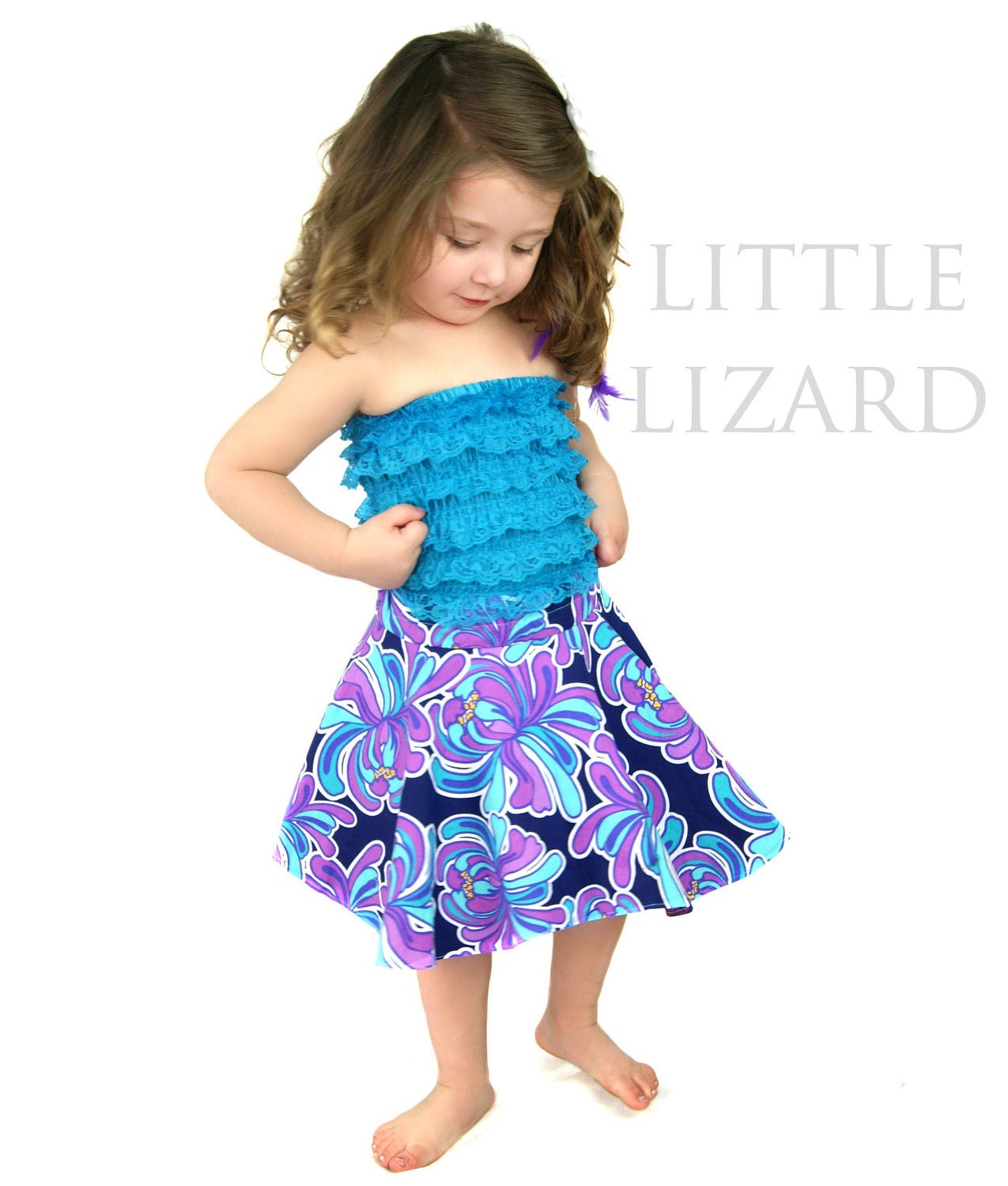 Circle Skirt Sewing Pattern, Dance or Ballerina Skirt, Girls 6m-10 & Dolls