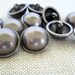 Round Dome Metal Buttons, MB10040 (6 in 1 set)