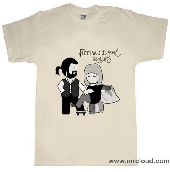 Fleetwood Mac T-shirt Rumours T-shirt 1970s Replica