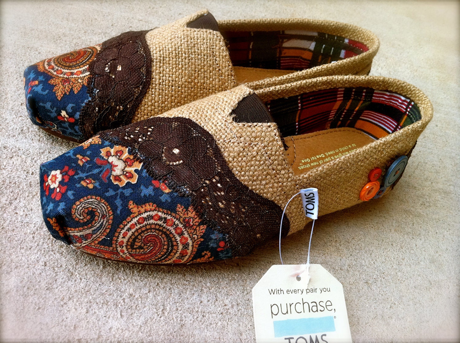 Custom Fabric upholstered Toms