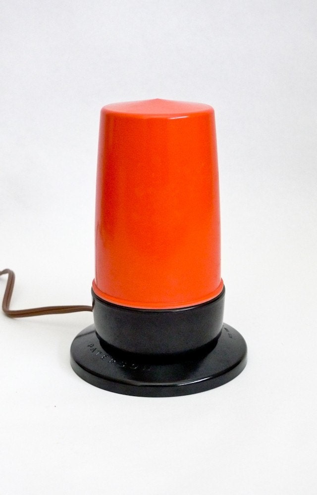 Vintage Orange Safe Light