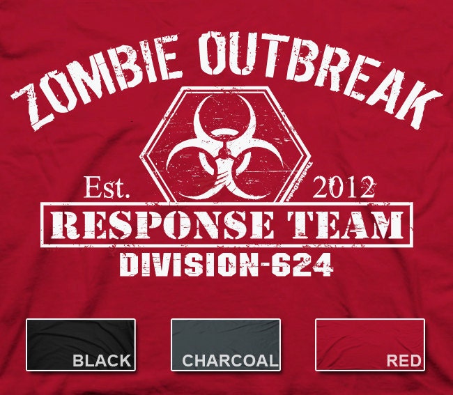 Zombie Outbreak Response Team - 2012 ZRT tee t-shirt