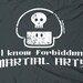 Forbidden Martial Arts Mushroom - humor funny dorky geeky tee t-shirt