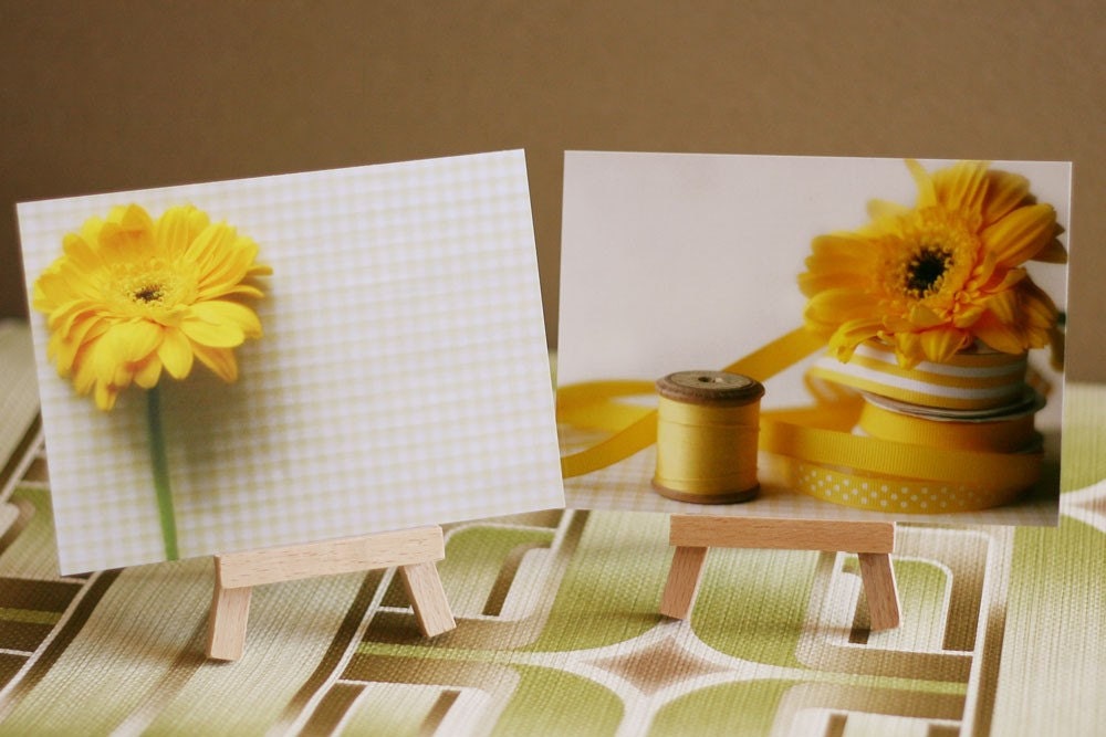yellow flowers (postcard set) - hello yellow