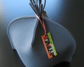 Standard-size Modern Tea Cozy / Shorn style in Cashmere Grey wool felt