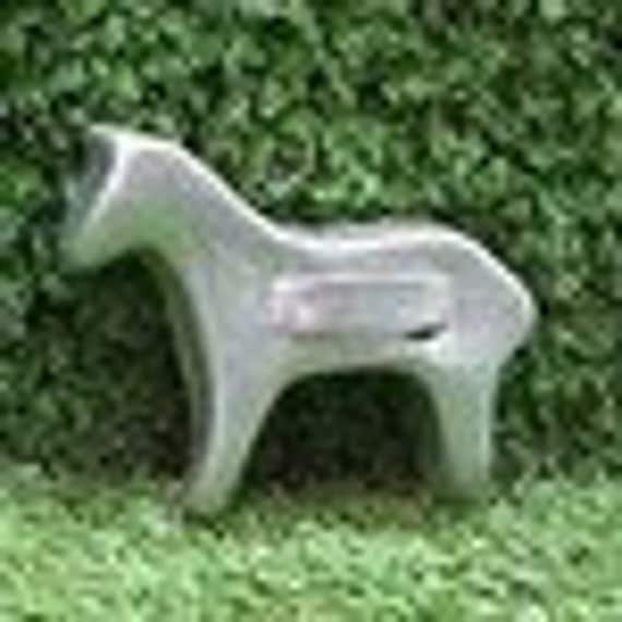 Vintage 1950's Mother Horse And Baby Colt Cookie Cutters Aluminum Cut Out Animal Shape Roll Out Recipe