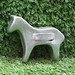 Vintage 1950's Mother Horse And Baby Colt Cookie Cutters Aluminum Cut Out Animal Shape Roll Out Recipe